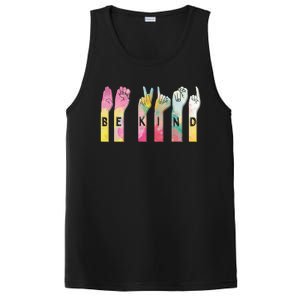 Be Kind Asl Alphabet American Sign Language Gift PosiCharge Competitor Tank