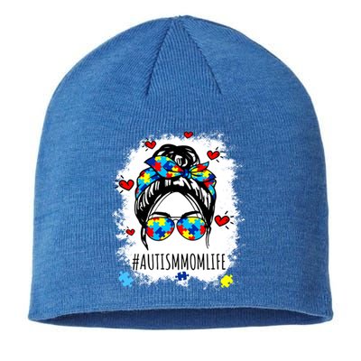 Be Kind Autism Awareness Messy Bun Proud Autism Mom Life Gift Sustainable Beanie