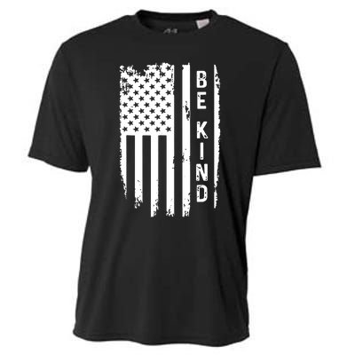 Be Kind American Flag Anti Bullying Unity Day Orange Cooling Performance Crew T-Shirt