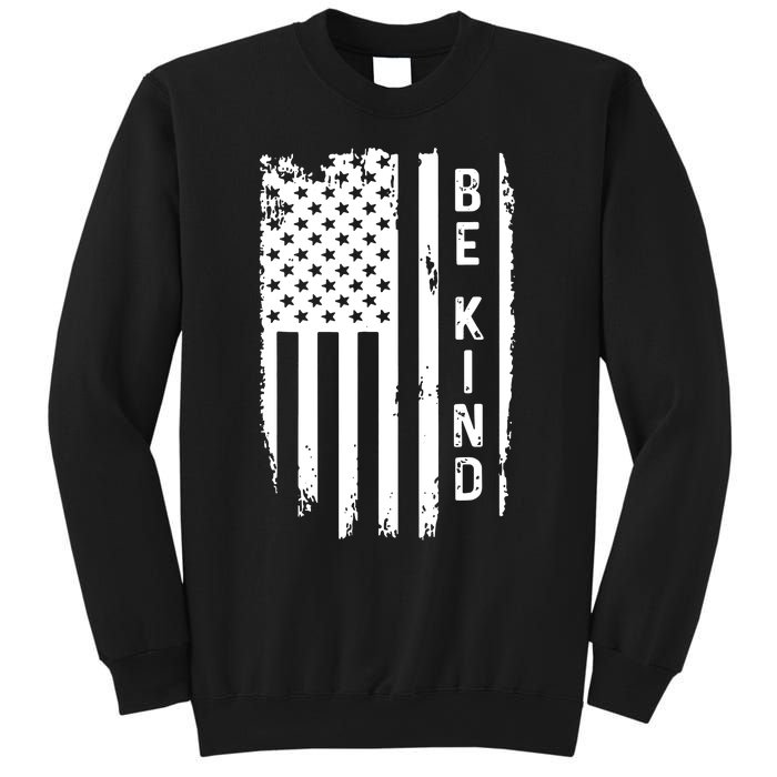 Be Kind American Flag Anti Bullying Unity Day Orange Sweatshirt