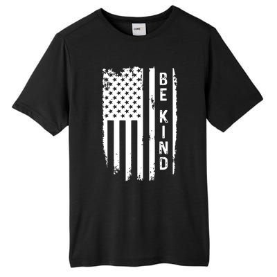 Be Kind American Flag Anti Bullying Unity Day Orange Tall Fusion ChromaSoft Performance T-Shirt