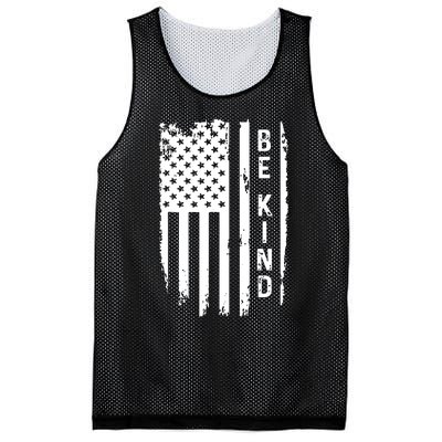 Be Kind American Flag Anti Bullying Unity Day Orange Mesh Reversible Basketball Jersey Tank