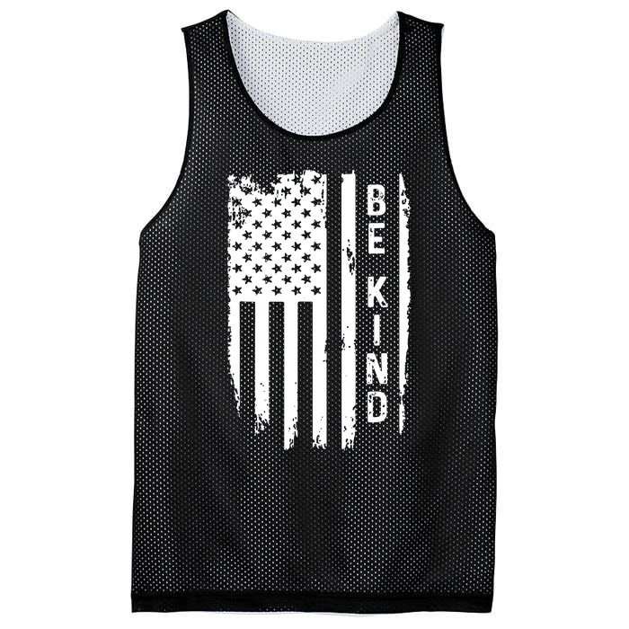 Be Kind American Flag Anti Bullying Unity Day Orange Mesh Reversible Basketball Jersey Tank