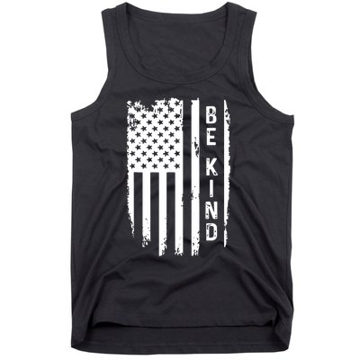 Be Kind American Flag Anti Bullying Unity Day Orange Tank Top