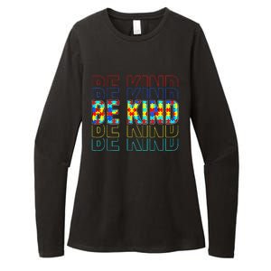 Be Kind Autism Awareness Special Education Autism Teacher Womens CVC Long Sleeve Shirt