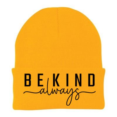 Be Kind Always Women Letter Print Inspirational Knit Cap Winter Beanie