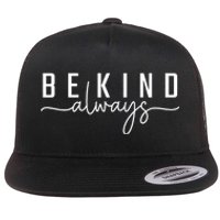 Be Kind Always Women Letter Print Inspirational Flat Bill Trucker Hat