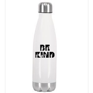 Be Kind Asl Sign Language Deaf Interpreter Gift Stainless Steel Insulated Water Bottle