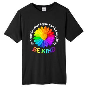 Be Kind AntiBullying Kindness Orange Unity Day Sunflower Tall Fusion ChromaSoft Performance T-Shirt