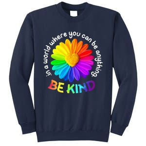 Be Kind AntiBullying Kindness Orange Unity Day Sunflower Sweatshirt