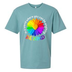 Be Kind AntiBullying Kindness Orange Unity Day Sunflower Sueded Cloud Jersey T-Shirt