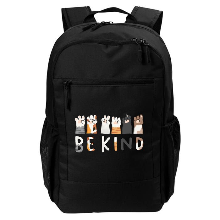 Be Kind ASL Sign Language Kindness Cat Paws Finger Signs Backpack