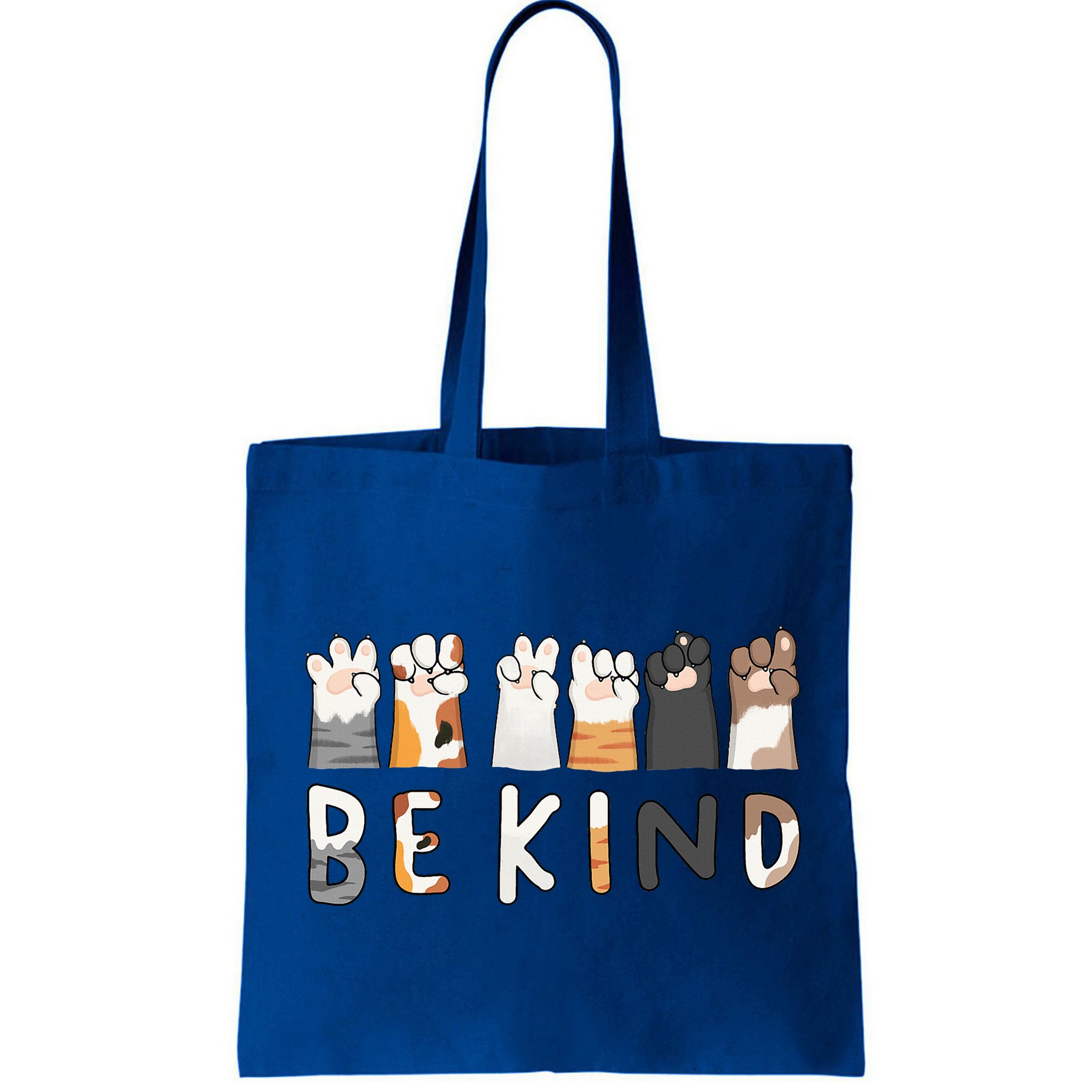 Be Kind ASL Sign Language Kindness Cat Paws Finger Signs Bag