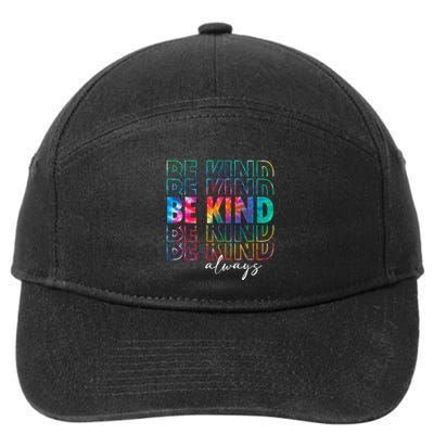 Be Kind Always Tie Dye 7-Panel Snapback Hat