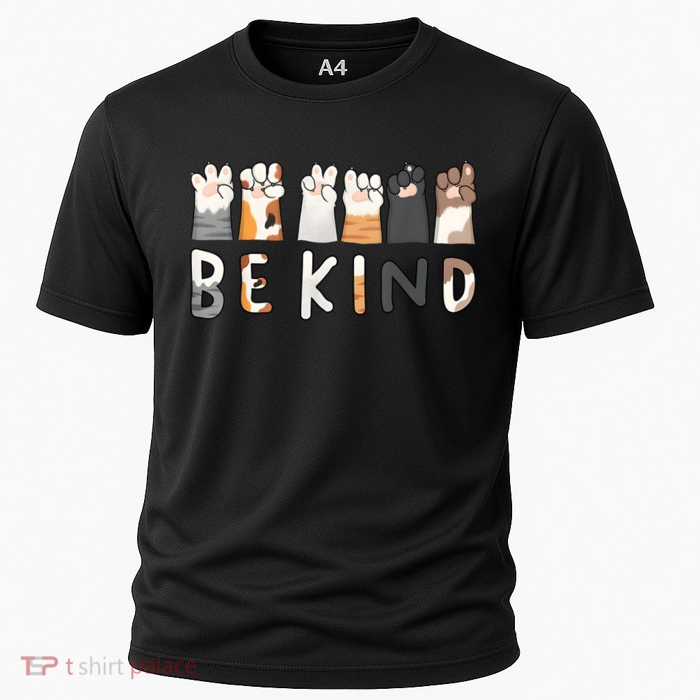 Be Kind Asl Sign Language Kindness Hand Talking Finger Signs Performance Shirt