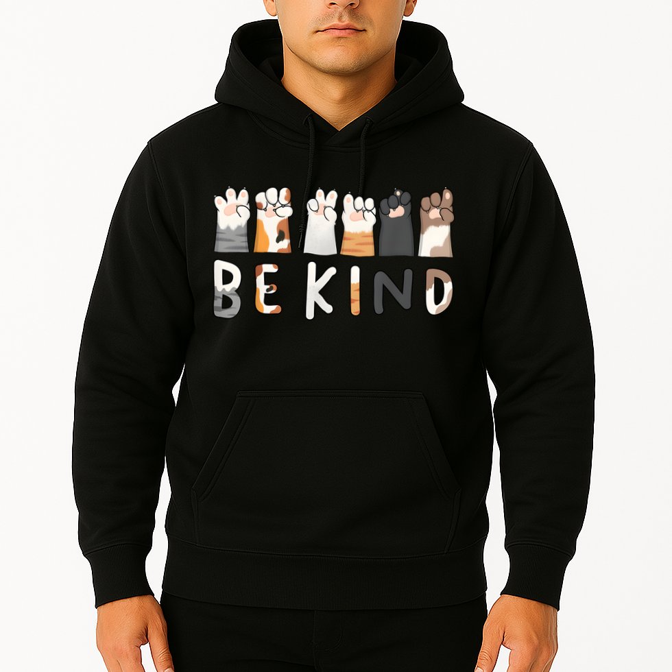Be Kind Asl Sign Language Kindness Hand Talking Finger Signs Hoodie