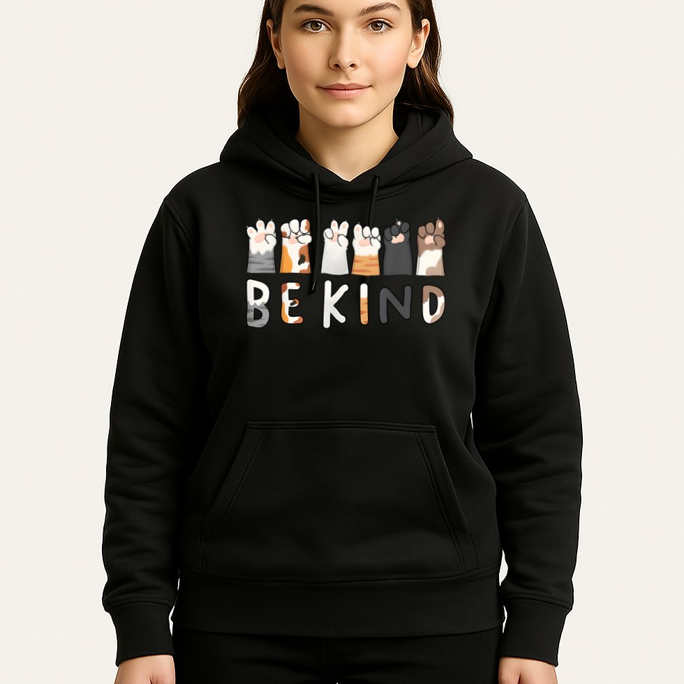 Be Kind Asl Sign Language Kindness Hand Talking Finger Signs Hoodie