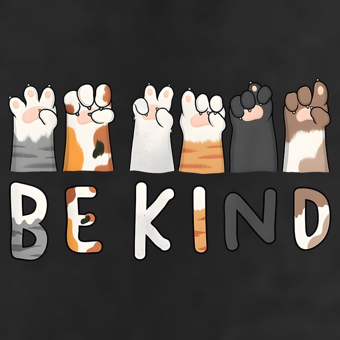 Be Kind Asl Sign Language Kindness Hand Talking Finger Signs 25L Jumbo Tote