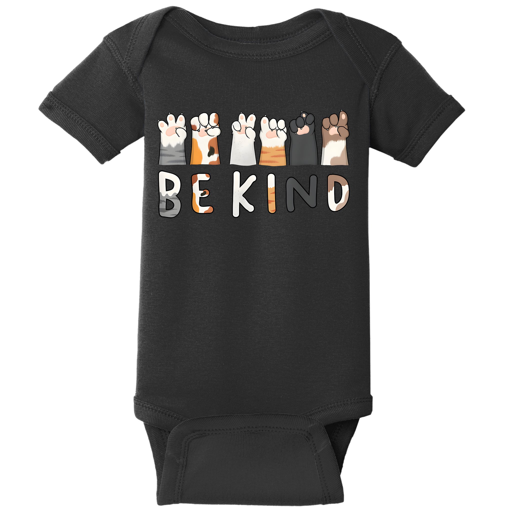 Be Kind Asl Sign Language Kindness Hand Talking Finger Signs Baby Bodysuit