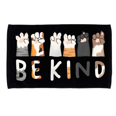 Be Kind Asl Sign Language Kindness Hand Talking Finger Signs Microfiber Hand Towel