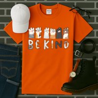 Be Kind Asl Sign Language Kindness Hand Talking Finger Signs Tall T-Shirt
