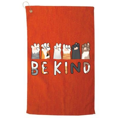Be Kind Asl Sign Language Kindness Hand Talking Finger Signs Golf Towel