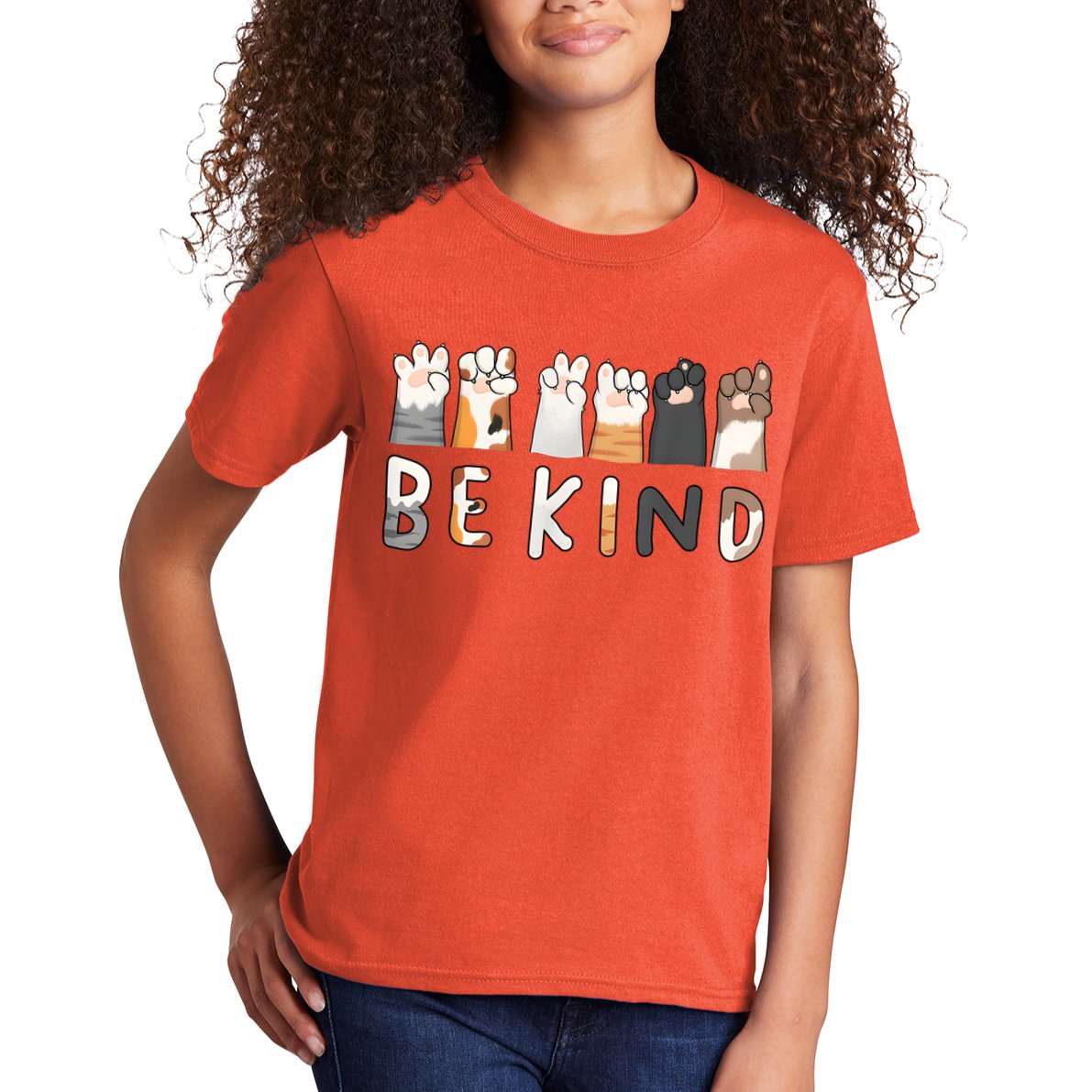 Be Kind Asl Sign Language Kindness Hand Talking Finger Signs Kids T-Shirt