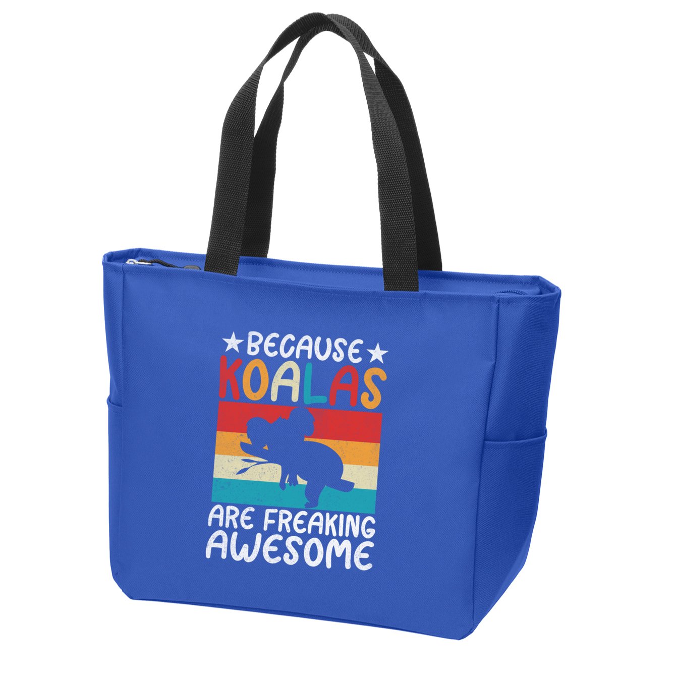 Because Koalas Are Freaking Awesome Koala Gift Zip Tote Bag