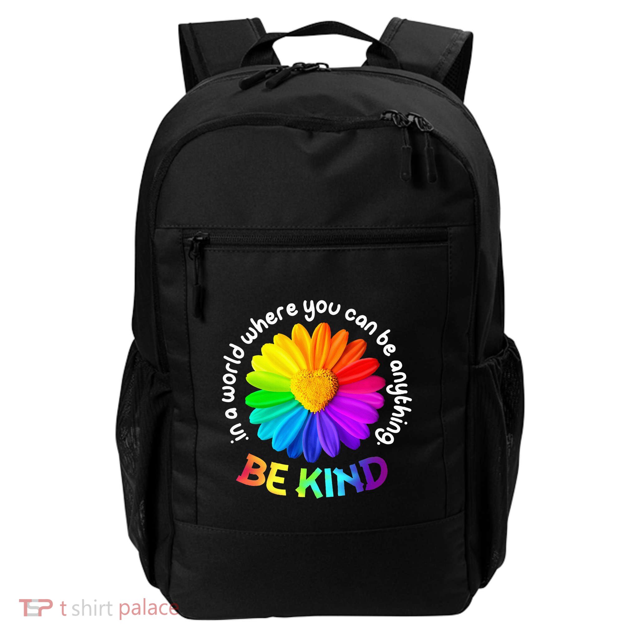 Be Kind Antibullying Kindness Orange Unity Day Sunflower Daily Commute Backpack