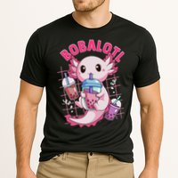 Bobalotl Kawaii Axolotl Drinking Boba Tea Pet Axolotl Lover  Cooling Performance Crew T-Shirt