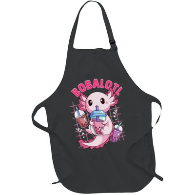 Bobalotl Kawaii Axolotl Drinking Boba Tea Pet Axolotl Lover  Apron