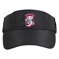Bobalotl Kawaii Axolotl Drinking Boba Tea Pet Axolotl Lover  Adult Drive Performance Visor