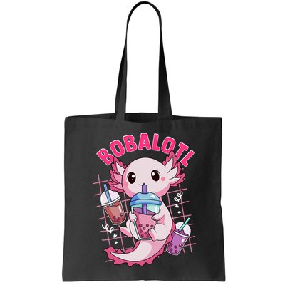 Bobalotl Kawaii Axolotl Drinking Boba Tea Pet Axolotl Lover  Bag