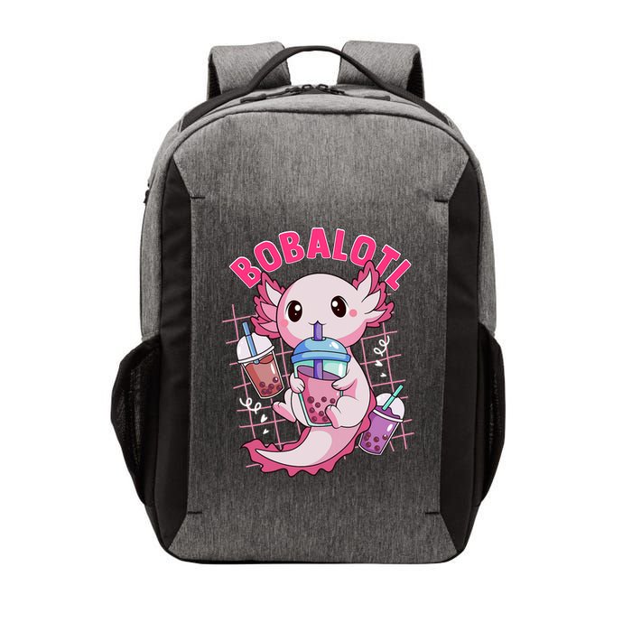 Bobalotl Kawaii Axolotl Drinking Boba Tea Pet Axolotl Lover  Vector Backpack