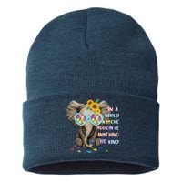 Be Kind Autism Awareness Elephant Autism Sustainable Knit Beanie