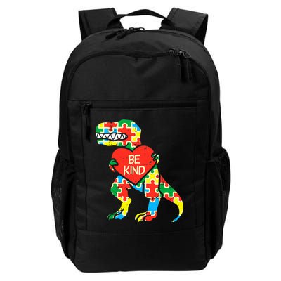 Be Kind Autism Awareness Dinosaur Boy Girl Toddlers Backpack