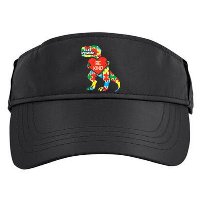 Be Kind Autism Awareness Dinosaur Boy Girl Toddlers Adult Drive Performance Visor