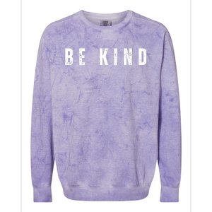 Be Kind Anti Bullying Awareness Colorblast Crewneck Sweatshirt