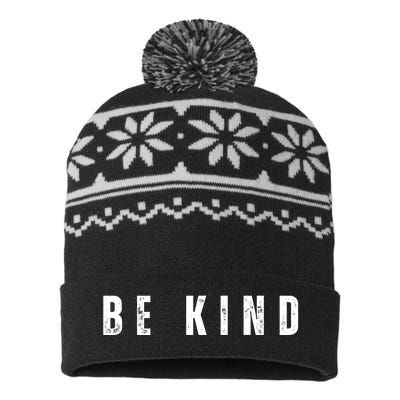 Be Kind Anti Bullying Awareness USA-Made Snowflake Beanie