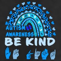 Be Kind Autism Awareness Rainbow Trendy BoHo Rainbow Leopard Print Cool Comfort Performance Bucket Hat