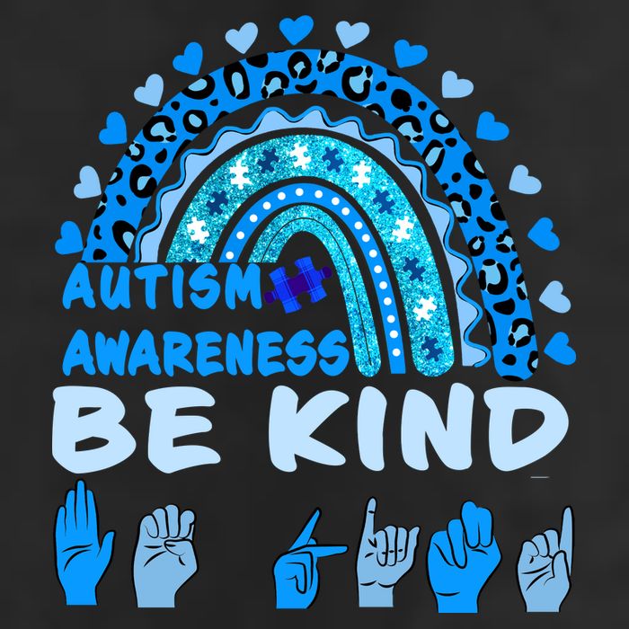 Be Kind Autism Awareness Rainbow Trendy BoHo Rainbow Leopard Print Cool Comfort Performance Bucket Hat