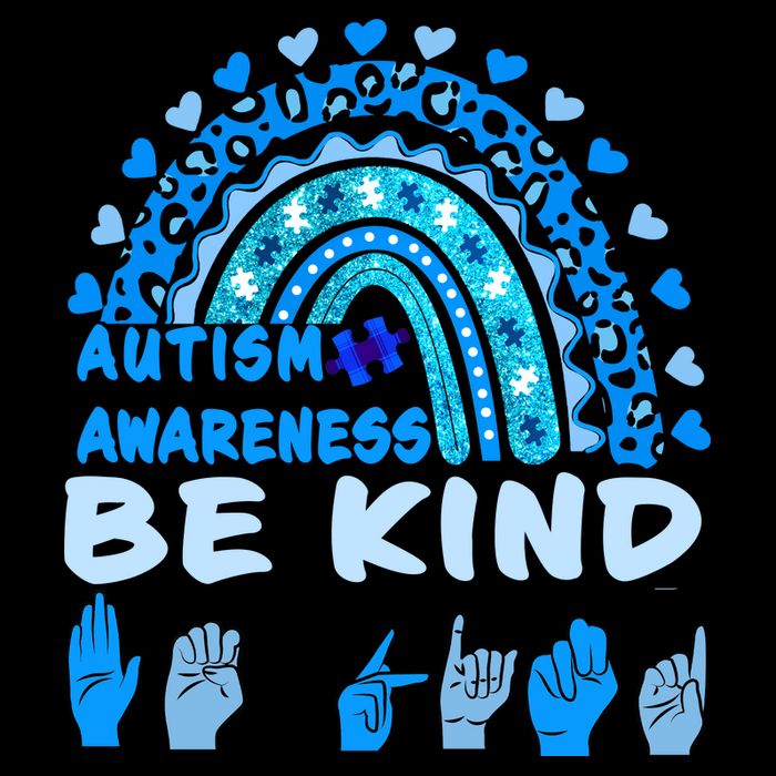 Be Kind Autism Awareness Rainbow Trendy BoHo Rainbow Leopard Print 7-Panel Snapback Hat