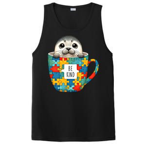 Be Kind Autism Awareness Kindness Month Gift PosiCharge Competitor Tank