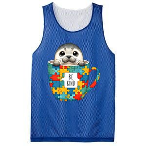 Be Kind Autism Awareness Kindness Month Gift Mesh Reversible Basketball Jersey Tank