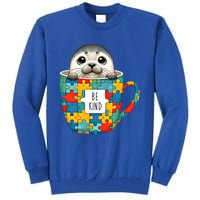 Be Kind Autism Awareness Kindness Month Gift Tall Sweatshirt