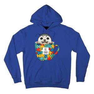 Be Kind Autism Awareness Kindness Month Gift Tall Hoodie