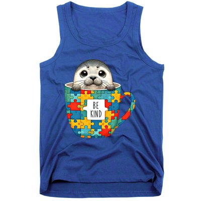 Be Kind Autism Awareness Kindness Month Gift Tank Top