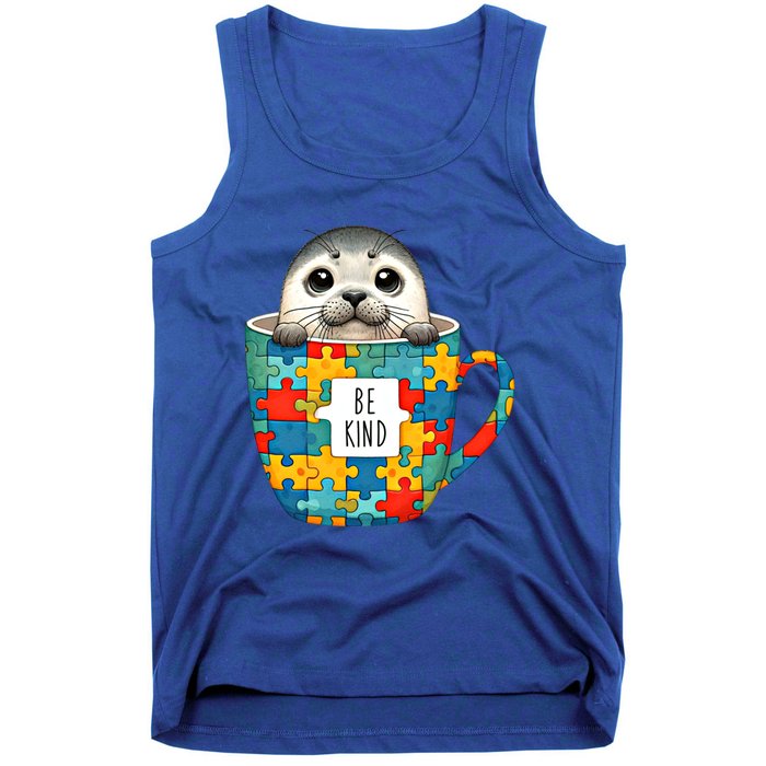 Be Kind Autism Awareness Kindness Month Gift Tank Top