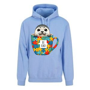 Be Kind Autism Awareness Kindness Month Gift Unisex Surf Hoodie