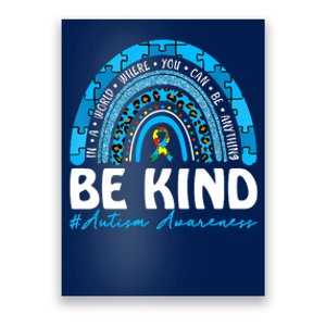 Be Kind Autism Awareness Poster